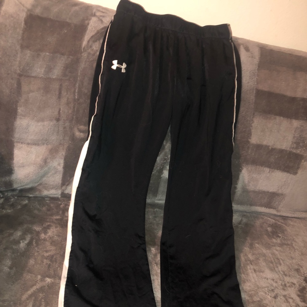 Black And White Athletic Loose Pants